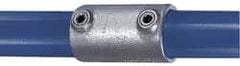 Kee - 3/4" Pipe, Malleable Iron Straight Coupling Pipe Rail Fitting - Galvanized Finish - Exact Tooling