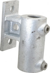 Kee - 1-1/4" Pipe, Malleable Iron Rail Base Pipe Rail Fitting - Galvanized Finish - Exact Tooling
