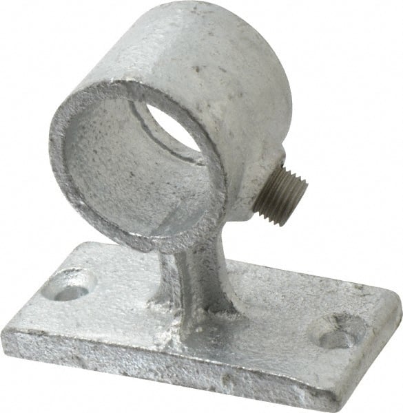 Kee - 1" Pipe, Malleable Iron Rail Support Pipe Rail Fitting - Galvanized Finish - Exact Tooling