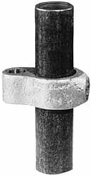 Kee - 1-1/4" Pipe, Malleable Iron Gate Hinge Fitting - Galvanized Finish - Exact Tooling