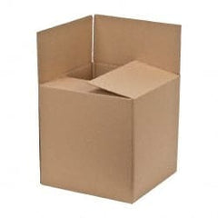 Made in USA - 20" Wide x 20" Long x 20" High Corrugated Shipping Box - Brown, 200 Lb Capacity - Exact Tooling