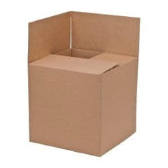 Made in USA - 24" Wide x 24" Long x 24" High Corrugated Shipping Box - Brown, 200 Lb Capacity - Exact Tooling