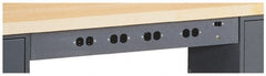 Edsal - Workbench & Workstation Power Center - Use with Edsal 72" Long Modular Workstations - Exact Tooling