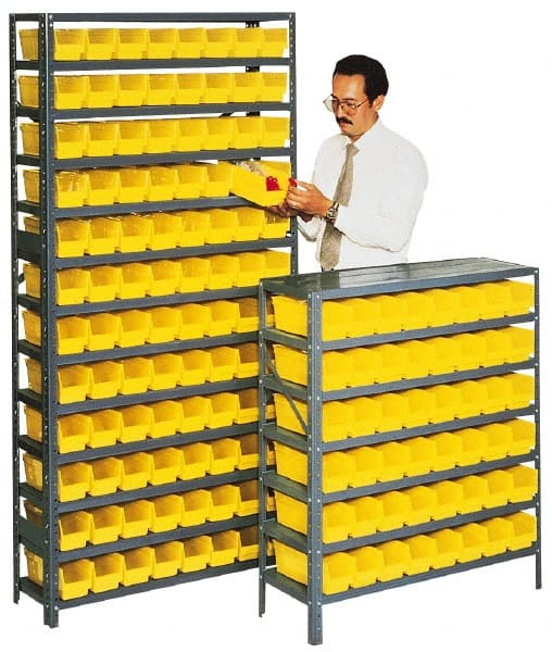 Edsal - 72 Bin Bin Shelving Unit with Drawers - Exact Tooling