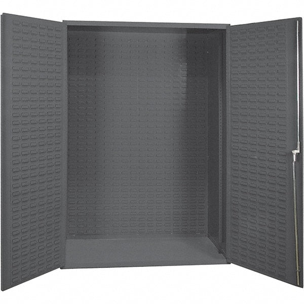 Durham - Storage Cabinet - Steel, 36" Wide x 24" Deep x 72" High, Gray - Exact Tooling