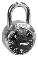 Master Lock - Locks Padlock - Steel, with Stainless Steel Finish - Exact Tooling