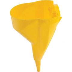 Justrite - 11-1/4 Inch Long, Safety Can Poly Funnel - 1/2 Inch Diameter, Compatible with Type I Safety Cans - Exact Tooling