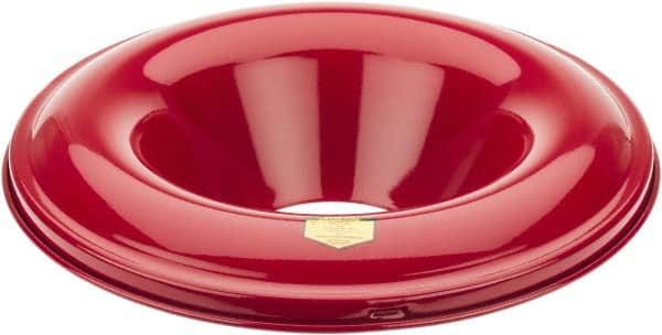 Justrite - Fire Resistant Steel Head - 24 Inch Outside Diameter, 55 Gallon Complete Drum, 7-7/8 Inch Opening Diameter, FM Standards - Exact Tooling