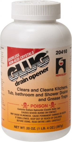 Hercules - 20 oz Crystalline Flakes Drain Opener - Unscented - Exact Tooling