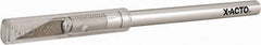X-ACTO - 6" OAL Carbon Steel Hobby Knife - #11 Classic Fine Point Blade, Aluminum Handle - Exact Tooling