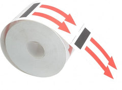 Made in USA - Arrows Shipping Label - 3" High x 4" Wide - Exact Tooling