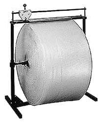 Value Collection - 60" Wide, Roll Storage Stands - Holds up to 48" Diameter Rolls, up to 300 Lb Max - Exact Tooling
