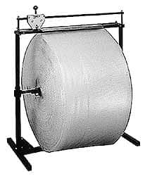 Value Collection - 72" Wide, Roll Storage Stands - Holds up to 48" Diameter Rolls, up to 300 Lb Max - Exact Tooling