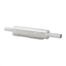 Stretch Associates - 15" x 1,000' 80 Gauge Clear Hand Held Stretch & Pallet Wrap with Extended Core - 80 Gauge, Clear - Exact Tooling