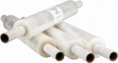 Stretch Associates - 20" x 1,000' 80 Gauge Clear Hand Held Stretch & Pallet Wrap with Extended Core - 80 Gauge, Clear - Exact Tooling
