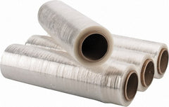Stretch Associates - 18" x 1,500' 75 Gauge Clear Hand Held Stretch & Pallet Wrap for Use with Dispenser - 4 Piece, 75 Gauge, Clear - Exact Tooling