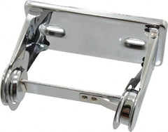 Value Collection - Standard Single Roll Steel Toilet Tissue Dispenser - 6" Wide x 2-3/4" High x 4-1/4" Deep, Silver - Exact Tooling