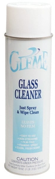 Made in USA - 20 oz Aerosol Fresh Glass Cleaner - Use on Glass Surfaces, Mirrors, Windows, Windshields - Exact Tooling