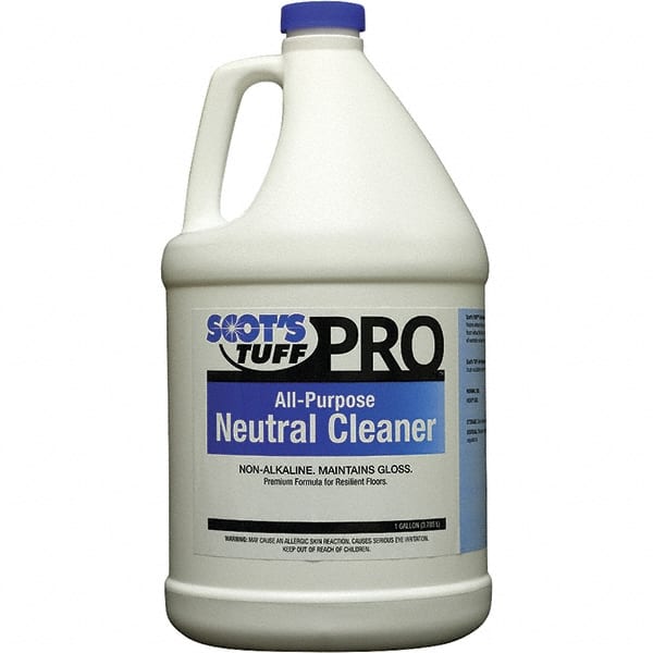 Scot's Tuff - 1 Gal Bottle Cleaner - Use on Marble Terrazzo, Painted Surfaces, Tile, Varnished Wood - Exact Tooling