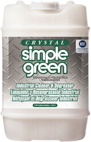 Simple Green - 5 Gal Bucket Cleaner/Degreaser - Liquid, Biodegradable, Concentrated, Unscented - Exact Tooling