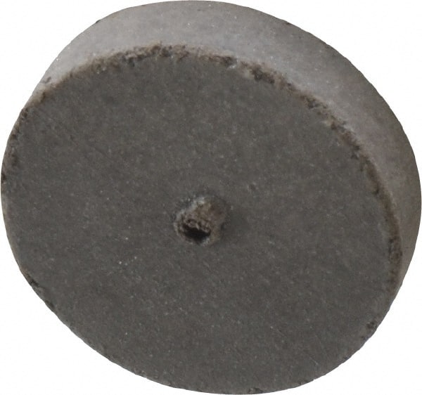 Cratex - 7/8" Diam x 1/16" Hole x 3/16" Thick, Surface Grinding Wheel - Silicon Carbide, Medium Grade, 25,000 Max RPM, Rubber Bond, No Recess - Exact Tooling