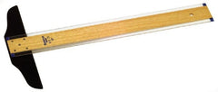 Staedtler - 36 Inch Long, Acrylic Edges T-Squares - Exact Tooling