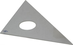 Alvin - 8 Inch Long, Styrene Plastic Triangles - Exact Tooling