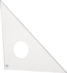 Alvin - 10 Inch Long, Styrene Plastic Triangles - Exact Tooling