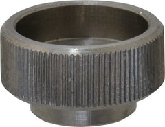 KIPP - 30mm Head, Knurled (Open Face) Knob - Tapped, Stainless Steel - Exact Tooling