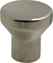 KIPP - 21mm Head, Mushroom (Smooth) Knob - Tapped, Stainless Steel - Exact Tooling