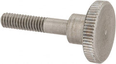 KIPP - 16mm Head, Knurled Knob - Threaded Stem, Stainless Steel - Exact Tooling
