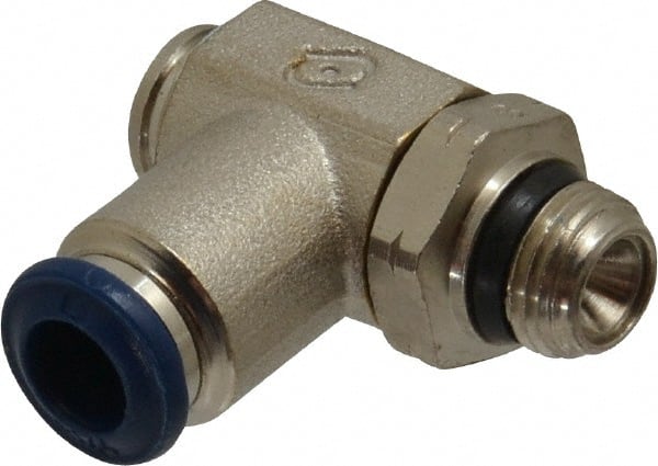 Value Collection - 145 Max psi, Bi Directional Screw Adjusted Flow Control Valve - Buna N O Ring, 1/8" Tube Outside Diam - Exact Tooling