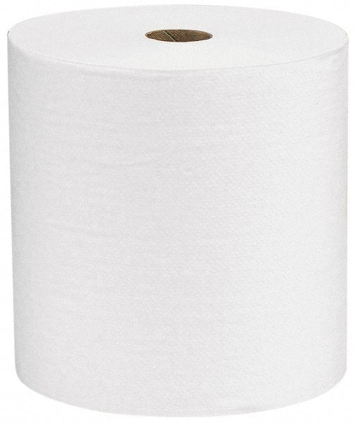 Kimberly-Clark Professional - Hard Roll of 1 Ply White Paper Towels - 8" Wide, 600' Roll Length - Exact Tooling