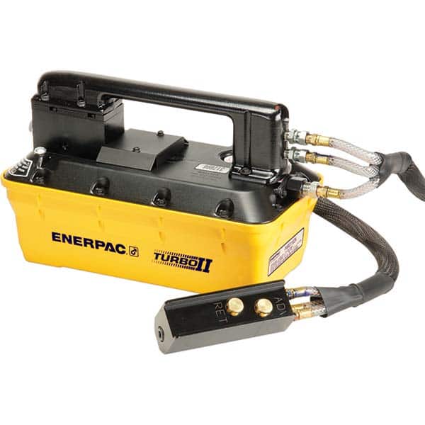 Enerpac - Power Hydraulic Pumps & Jacks Type: Air-Hydraulic Pressure Rating (psi): 10000 - Exact Tooling