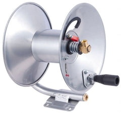 PRO-SOURCE - 50' Manual Hose Reel - 300 psi, Hose Not Included - Exact Tooling