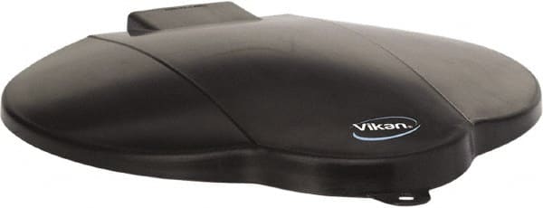 Vikan - 3 Gal Polypropylene Pail Lid - Black, For Use with 5694 - Exact Tooling