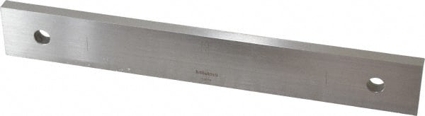 Mitutoyo - 10" Rectangular Steel Gage Block - Accuracy Grade AS-1, Includes Certificate of Inspection - Exact Tooling