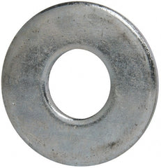 Value Collection - 1" Screw, Grade 2 Steel USS Flat Washer - 1.055" ID x 2.53" OD, 0.192" Thick, Zinc-Plated Finish - Exact Tooling