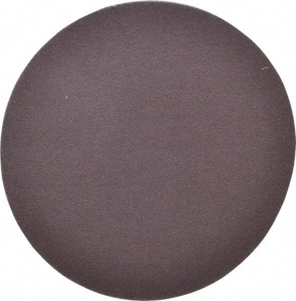 Norton - 5" Diam, 120 Grit Aluminum Oxide Adhesive PSA Disc - Medium Grade, Maroon, X Weighted Backing, Flexible - Exact Tooling