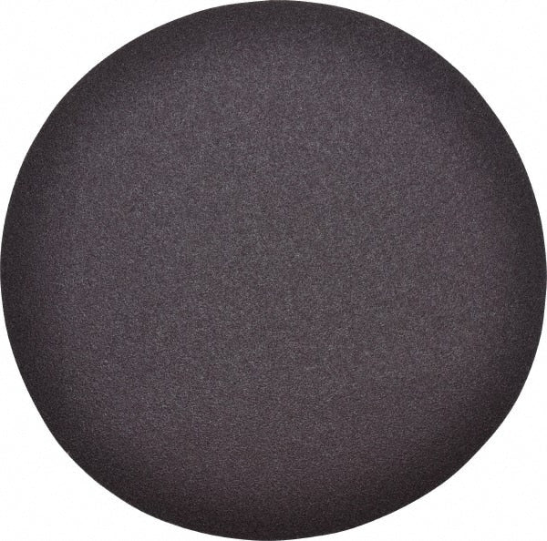 Norton - 20" Diam, 36 Grit Aluminum Oxide Adhesive PSA Disc - Very Coarse, Brown, X Weighted Cloth Backing, Flexible - Exact Tooling