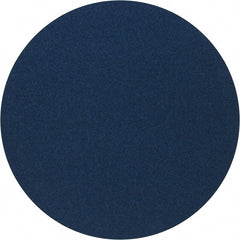 Norton - 20" Diam, 60 Grit Zirconia Alumina Adhesive PSA Disc - Coarse Grade, Blue, Y Weighted Backing, Flexible - Exact Tooling