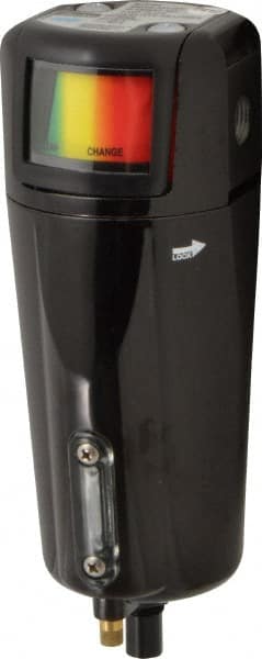 Parker - 63 CFM Oil, Dust, Water, Particulate Filter - 3/8" NPT, 250 psi, Auto Drain - Exact Tooling