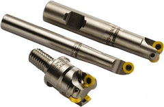 Seco - 25mm Cutting Diam, 4mm Max Depth of Cut, Modular Connection Indexable Copy End Mill - 3 Inserts, RD.. 0803 Insert, R217.29 Toolholder, Through Coolant - Exact Tooling