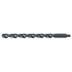 3/16 RHS / RHC HSS 118 Degree Notched Point Heavy Duty Long Flute Taper Length Drill - Steam Oxide - Exact Tooling