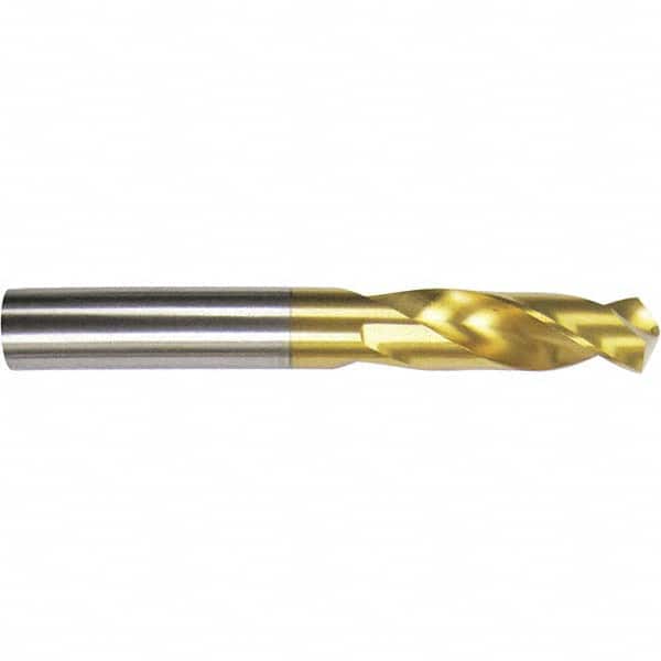 Guhring - 27/64" 118° Spiral Flute High Speed Steel Screw Machine Drill Bit - Exact Tooling
