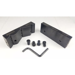 ‎1″-8″ 8″ Vertical Vee Jaw 1 Set - Exact Tooling