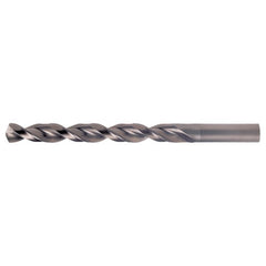 #12 RHS / RHC HSS 135 Degree Split Point Wide Land Parabolic Drill - Bright - Exact Tooling