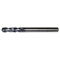 #21 RHS / RHC HSS-CO 8% (M42) 135 Degree Split Point Q-AMD Aircraft Maintenance Short Flute Jobber Drill - TiCN - Exact Tooling