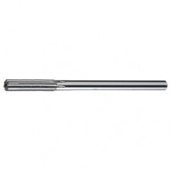 13/32 STR / RHC HSS+TCT Carbide-Tipped Straight Shank Straight Flute Reamer - Bright - Exact Tooling