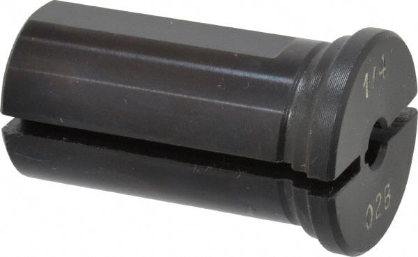 Global CNC Industries - 1/4" ID, 1" OD, 1-3/4" Length Under Head, Type B Lathe Tool Holder Bushing - Type B, 0.265 Inch Thick Head - Exact Tooling